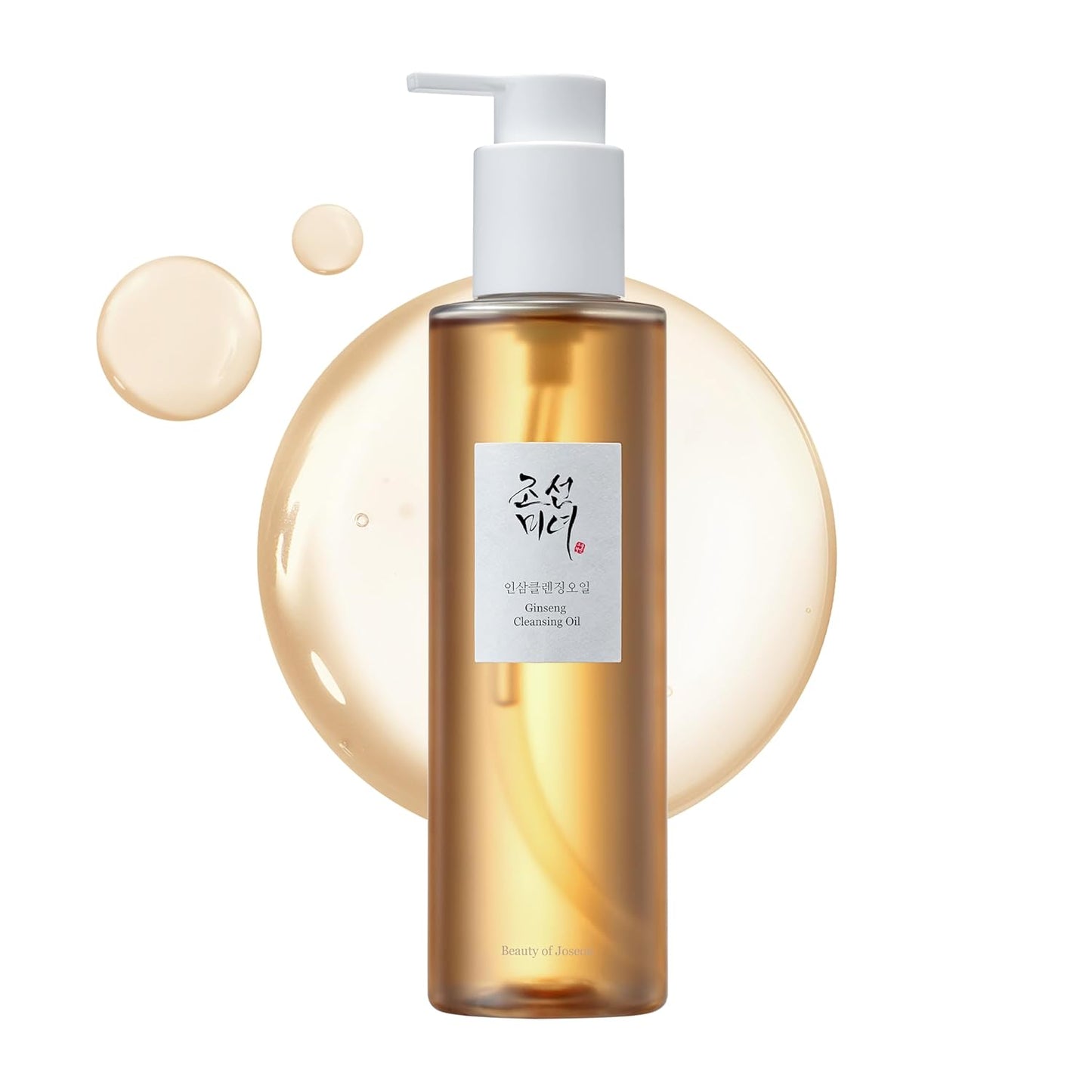 Beauty of Joseon Ginseng Cleansing Oil - Waterproof Makeup Remover for Sensitive, Acne-Prone Skin, 210ml