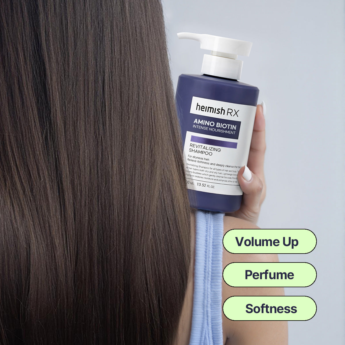 Heimish RX Amino Biotin Revitalizing Shampoo 400ml – Strengthening & Volumizing Hair Care