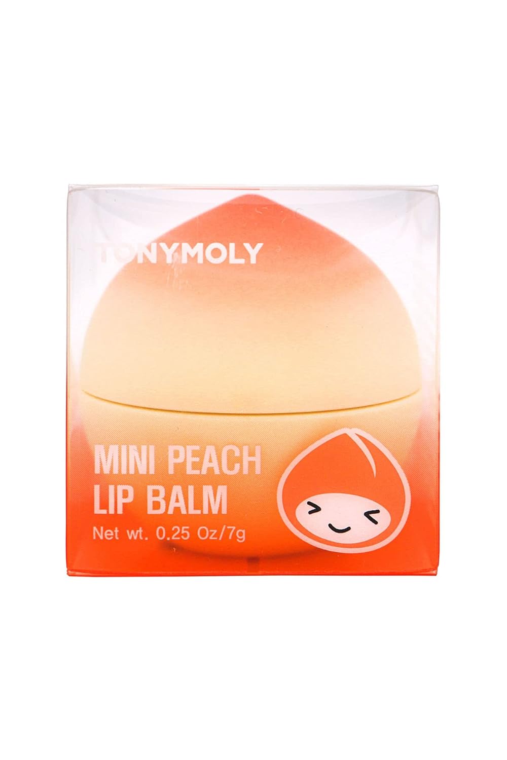 TONYMOLY Mini PEACH Lip Balm - Hydrating & Nourishing Lip Balm with Fruity Peach Scent