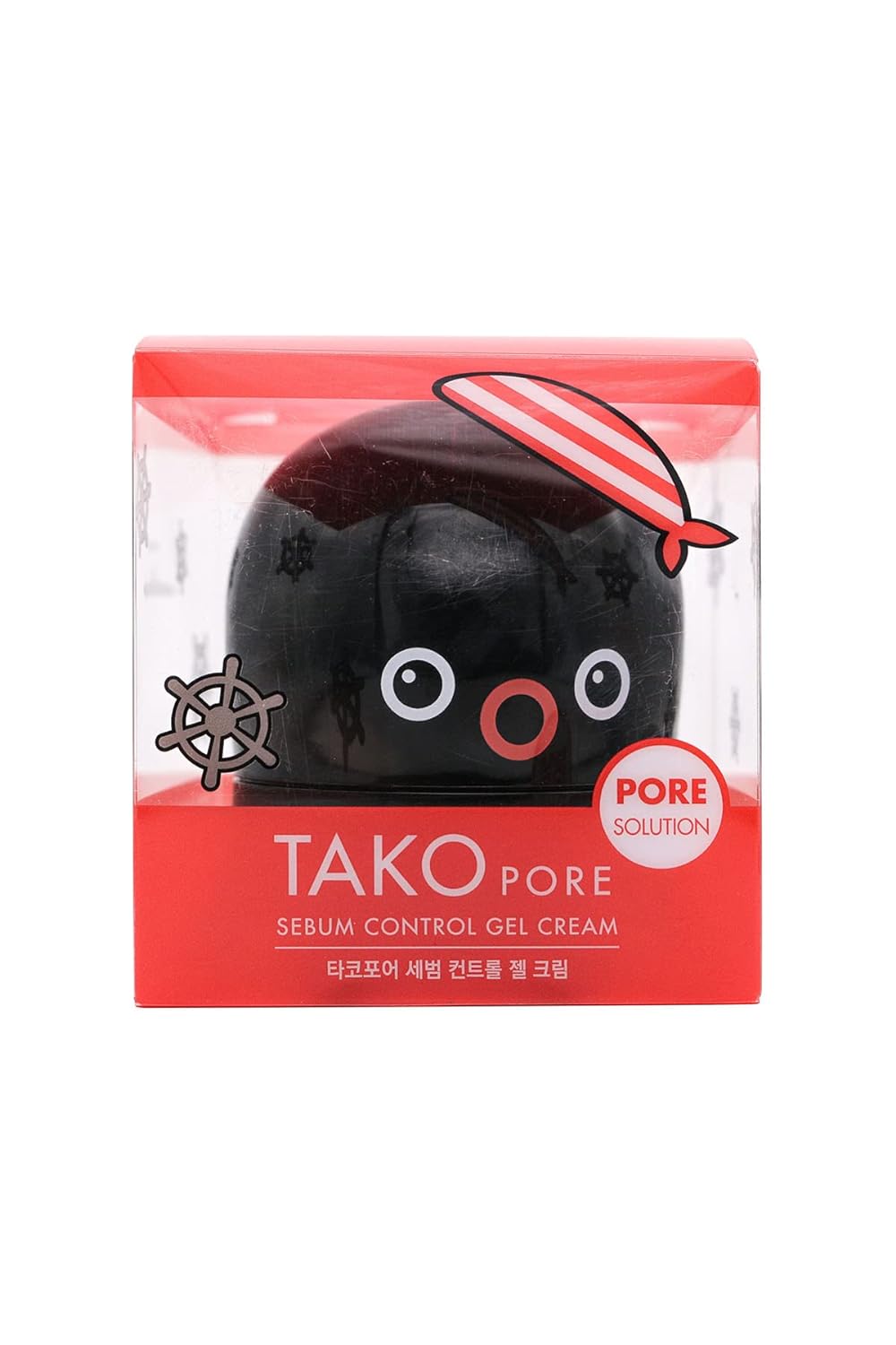 TONYMOLY Tako Pore Sebum Control Gel Cream - Reduces Pores and Spots, 1.69 oz, Lightweight Hydrating Formula for Oily Skin