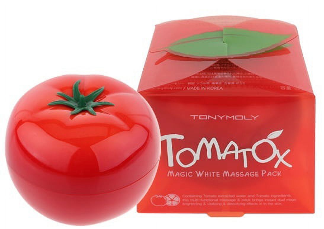 TONYMOLY Tomatox Magic Massage Pack - Brightening & Detoxifying Facial Mask, 80g