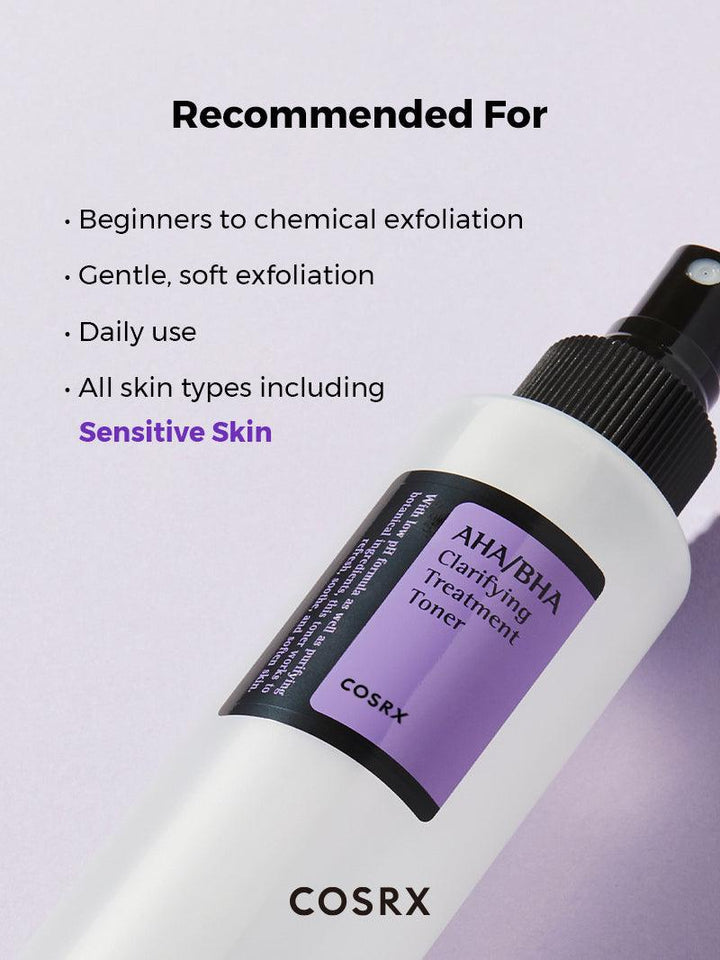 COSRX AHA/BHA Clarifying Treatment Toner 150ml - Gentle Exfoliating & Soothing