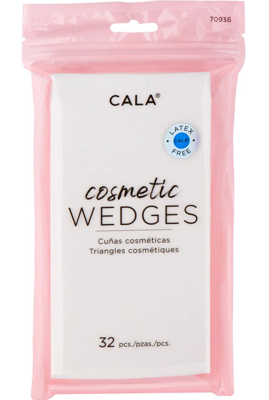 Cala 32 Pcs Makeup Wedges Sponges - Non-Latex, Oil Resistant, for All Skin Types