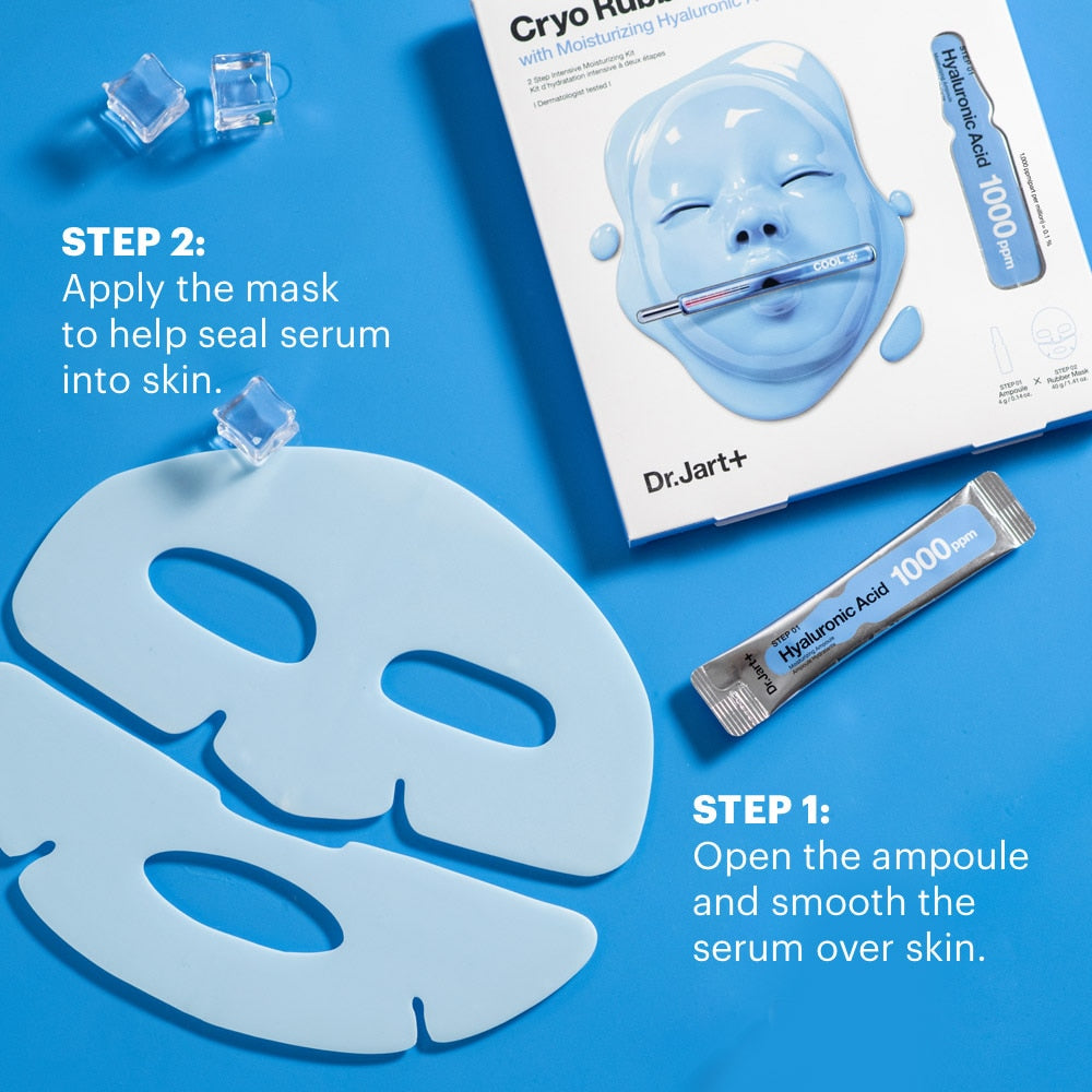 Dr.Jart - Cryo Rubber Face Mask: Intense Hydration with Hyaluronic Acid