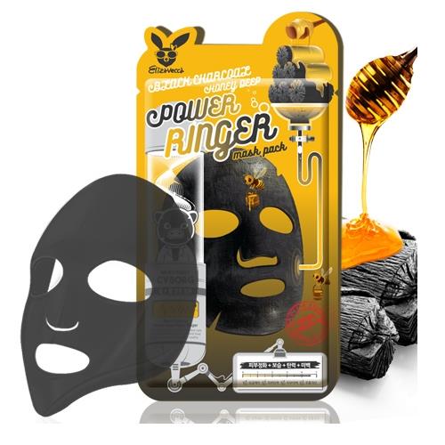 BLACK CHARCOAL HONEY DEEP POWER RINGER MASK PACK esBeauty