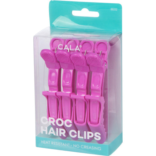 CROC HAIR CLIPS | LAVENDER (4PK) esBeauty