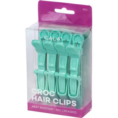 CROC HAIR CLIPS | MINT (4PK) esBeauty