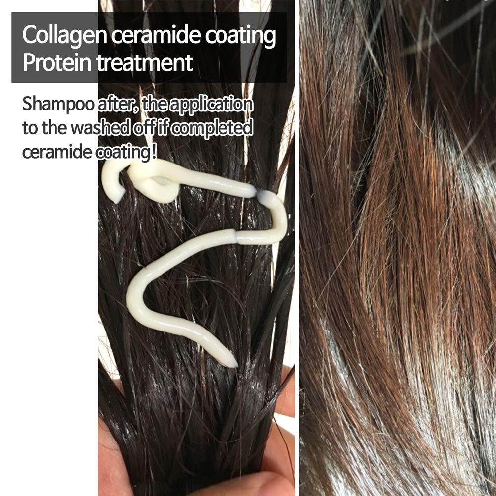 Elizavecca CER-100 Collagen Ceramide Coating Hair Protein Treatment - Hair Repair, Strengthening, Shine-Enhancing esBeauty