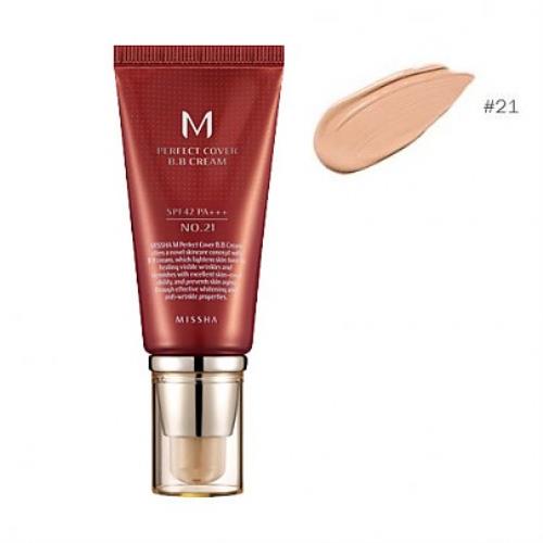 M Perfect Covering BB Cream No.21 Light Beige 50ml esBeauty