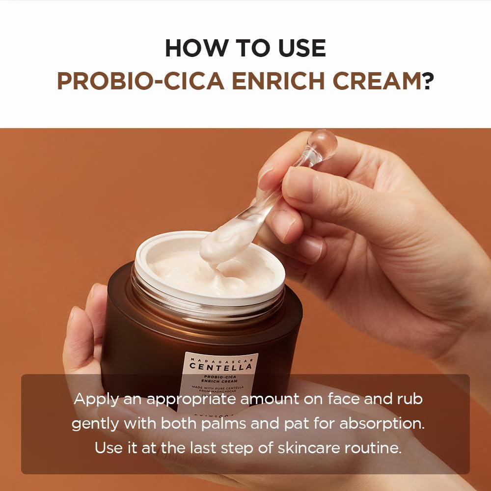 SKIN1004 Probio-Cica Enriched Cream 50ml - Nourishing, Calming, Skin-Revitalizing esBeauty