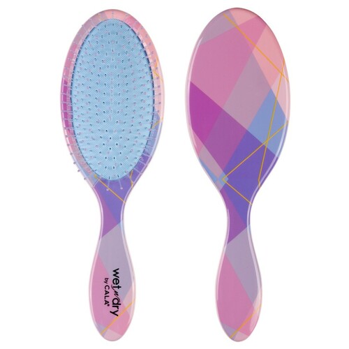 WET-N-DRY DETANGLING HAIR BRUSH (GEOMETRIC PASTEL) esBeauty