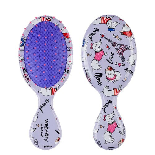 WET-N-DRY MINI DETANGLING HAIR BRUSH (PARIS POOCH) esBeauty